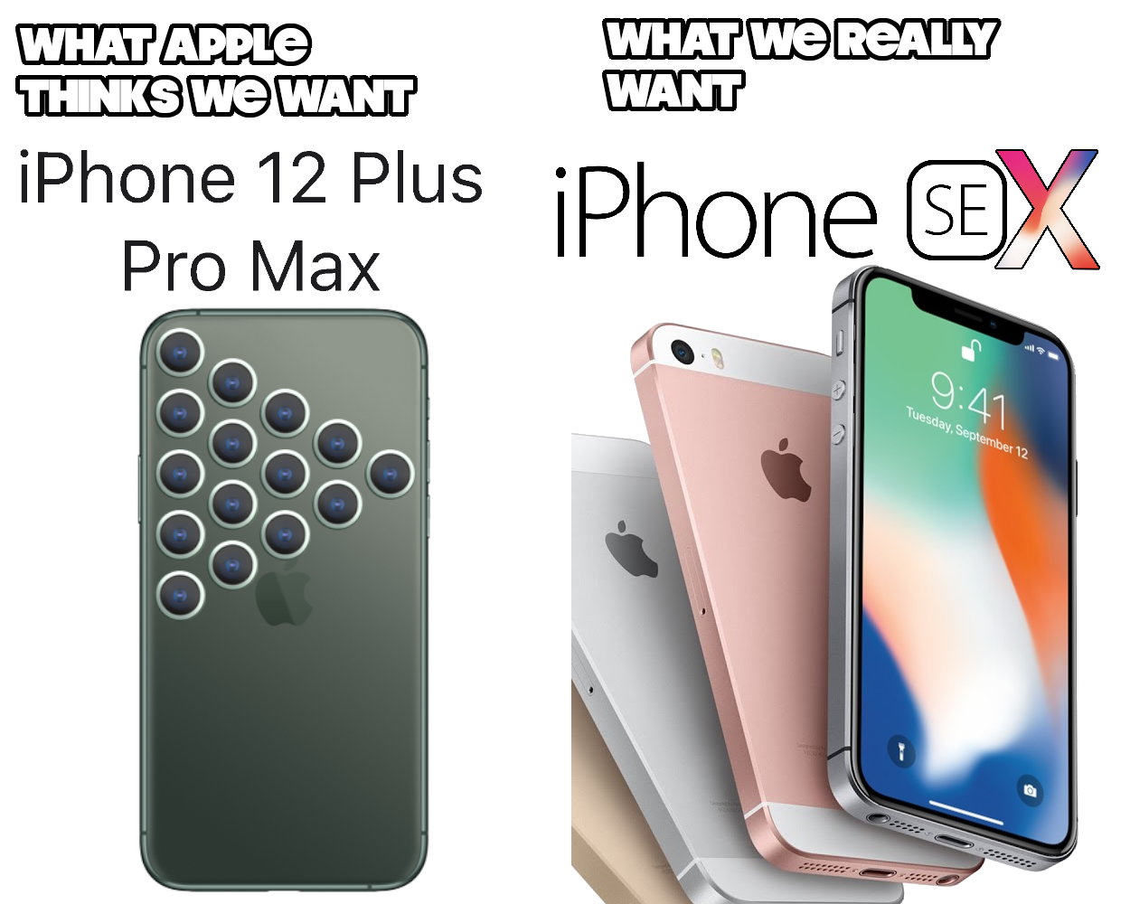 iphone 12 vs SE X3