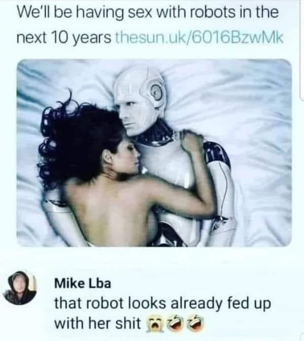 Robot sex