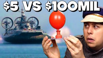 $5 Hovercraft Vs. $100,000,000 Hovercraft