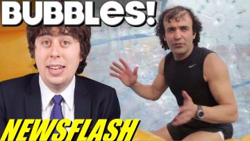 Bubble Man Rescued from Sea!! – NEWSFLASH