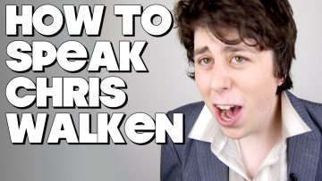 How To Speak Like Christopher Walken