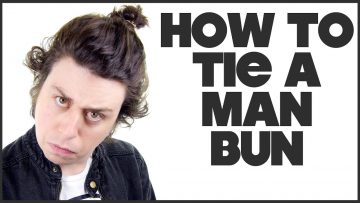 How To Tie a Man Bun
