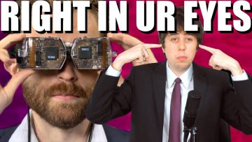 NEW VR HEADSET BEAMS DIRECTLY INTO YOUR EYEBALLS!!