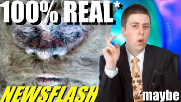 NEWSFLASH! Real Bigfoot Captured & Naked Guy Gets Stuck in Washing Machine