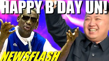 Rodman Sings Happy Birthday to Kim Jong Un – NEWSFLASH!