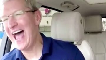 Tim Cook Driving to the Bank